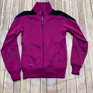 Nike Women's Pink and Black Sweater